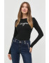 Morgan longsleeve femei culoarea negru - Pled.ro