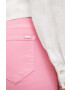 Morgan pantaloni femei culoarea roz mulata high waist - Pled.ro