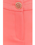 Morgan pantaloni femei culoarea portocaliu drept medium waist - Pled.ro