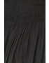 Morgan pantaloni scurti femei culoarea negru neted high waist - Pled.ro