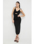 Morgan rochie culoarea negru maxi evazati - Pled.ro