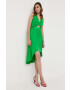 Morgan rochie culoarea verde midi evazati - Pled.ro