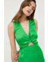 Morgan rochie culoarea verde midi evazati - Pled.ro