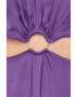 Morgan rochie culoarea violet mini evazati - Pled.ro