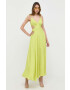 Morgan rochie culoarea verde maxi evazati - Pled.ro