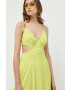 Morgan rochie culoarea verde maxi evazati - Pled.ro