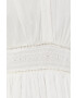 Morgan rochie din bumbac culoarea alb maxi drept - Pled.ro