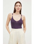 Morgan top femei culoarea violet - Pled.ro