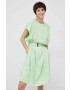 Mos Mosh rochie culoarea verde mini oversize - Pled.ro