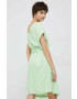 Mos Mosh rochie culoarea verde mini oversize - Pled.ro