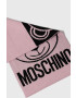 Moschino esarfa de lana culoarea roz modelator - Pled.ro