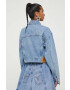 Moschino Jeans geaca jeans femei de tranzitie oversize - Pled.ro