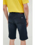 Mustang pantaloni scurti jeans Chicago Shorts barbati culoarea albastru marin - Pled.ro