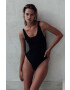 Muuv. Body Deep Cut femei culoarea negru cu spate descoperit - Pled.ro