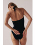 Muuv. costum de baie dintr-o bucată Plunge Fluff culoarea negru cupa moale - Pled.ro