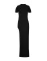 Muuv. rochie Side Slit culoarea negru maxi mulat - Pled.ro