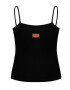 Muuv. Top Top Spaghetti Strap femei culoarea negru - Pled.ro