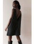 Muuv. MUUV rochie culoarea gri mini oversize - Pled.ro