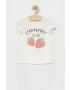 Name It tricou de bumbac pentru copii culoarea alb - Pled.ro