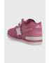 New Balance cizme de iarna pentru copii din piele intoarsa GV574HP1 culoarea violet - Pled.ro