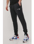 New Balance Pantaloni MP03904BK bărbați culoarea negru material neted MP03904BK-001 - Pled.ro