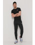 New Balance Pantaloni MP03904BK bărbați culoarea negru material neted MP03904BK-001 - Pled.ro