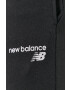 New Balance Pantaloni MP03904BK bărbați culoarea negru material neted MP03904BK-001 - Pled.ro