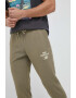 New Balance pantaloni de trening culoarea verde cu imprimeu - Pled.ro