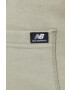 New Balance pantaloni de trening culoarea verde neted - Pled.ro