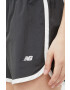 New Balance pantaloni scurți de antrenament Athletics Remastered culoarea gri cu imprimeu high waist WS31500ACK-ACK - Pled.ro