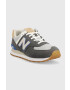 New Balance sneakers din piele întoarsă U574ss2 culoarea gri U574SS2-SS2 - Pled.ro