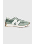 New Balance sneakers GS327MS culoarea verde - Pled.ro