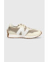 New Balance sneakers GS327MT culoarea maro - Pled.ro