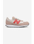 New Balance sneakers pentru copii culoarea roz - Pled.ro