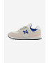 New Balance sneakers pentru copii culoarea bej - Pled.ro