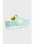 New Balance sneakers pentru copii culoarea turcoaz - Pled.ro