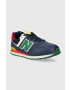 New Balance sneakers pentru copii GC574CT culoarea albastru marin - Pled.ro