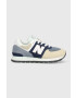 New Balance sneakers pentru copii GC574DN2 culoarea albastru marin - Pled.ro