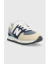 New Balance sneakers pentru copii GC574DN2 culoarea albastru marin - Pled.ro