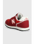 New Balance sneakers pentru copii NBYC373 culoarea rosu - Pled.ro