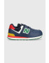 New Balance sneakers pentru copii PV574CT culoarea albastru marin - Pled.ro