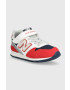 New Balance sneakers pentru copii YV996XF3 culoarea rosu - Pled.ro