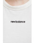 New Balance top de antrenament Achiever culoarea alb - Pled.ro