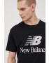 New Balance tricou din bumbac MT21529BK - Pled.ro