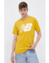 New Balance tricou din bumbac UT21503SAH culoarea gri cu imprimeu UT21503SAH-SAH - Pled.ro