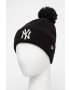 New Era caciula culoarea negru din tricot gros NEW YORK YANKEES - Pled.ro