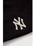 New Era caciula culoarea negru din tricot gros NEW YORK YANKEES - Pled.ro