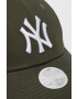 New Era sapca culoarea verde cu imprimeu NEW YORK YANKEES - Pled.ro