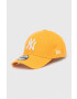 New Era șapcă de baseball din bumbac culoarea portocaliu cu imprimeu NEW YORK YANKEES - Pled.ro