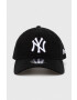 New Era șapcă de baseball din bumbac culoarea negru cu imprimeu NEW YORK YANKEES - Pled.ro